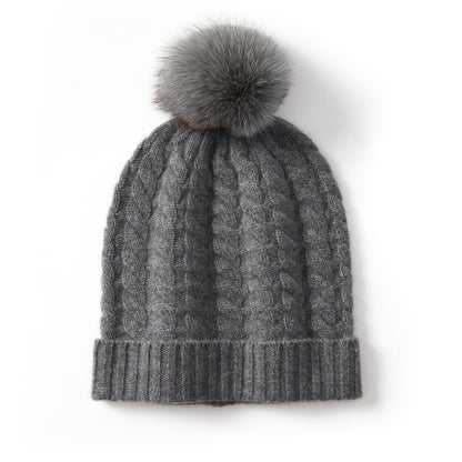 Autumn And Winter Super Soft Cashmere Women's Knitted Hat