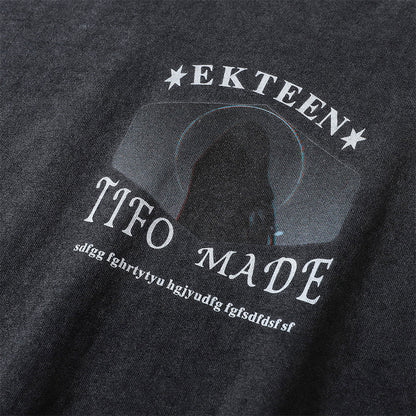 Fashion American Printed T-shirt Men