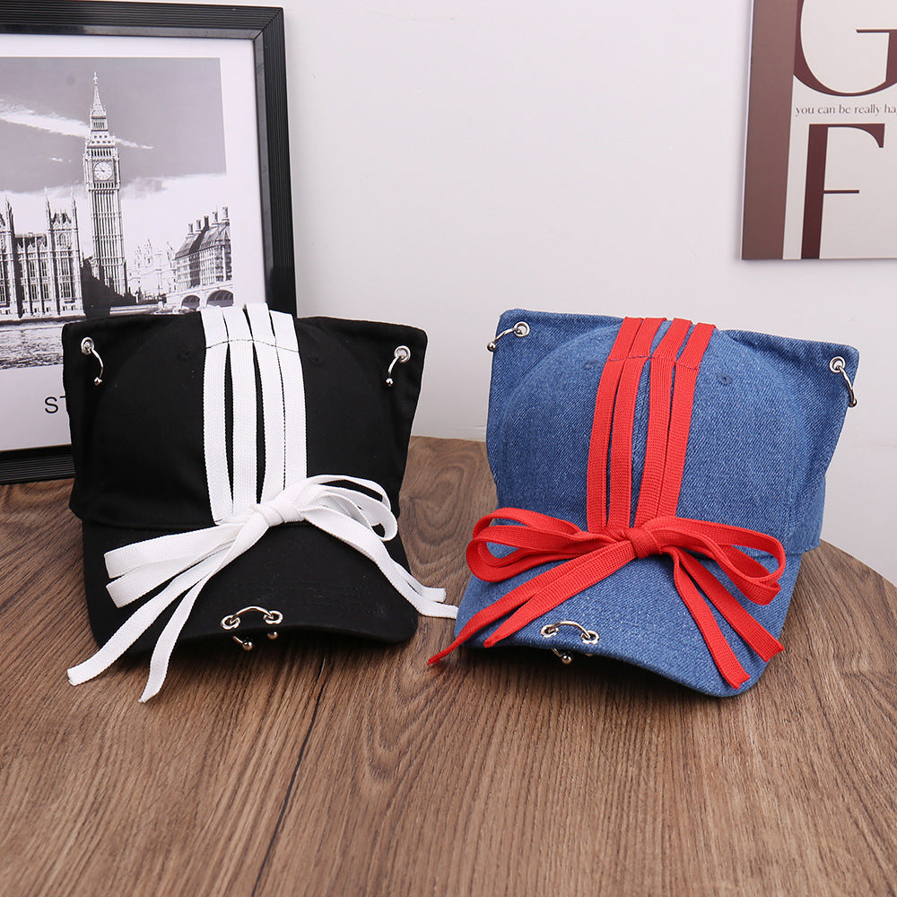 Three-dimensional Ear Straps Decorative Niche Baseball Cap