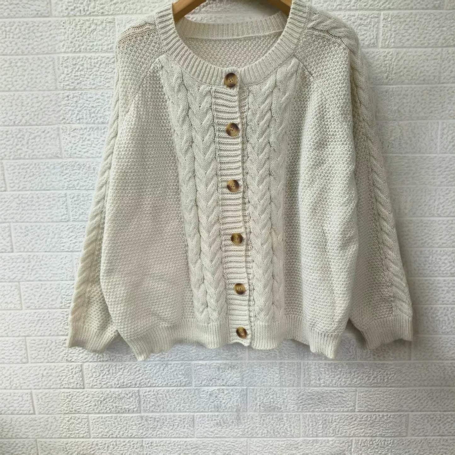Knitted Cardigan Women's Long-sleeved Sweater