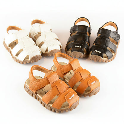 Tendon Shield: Closed-Toe Tendon-Bottom Boys’ Sandals