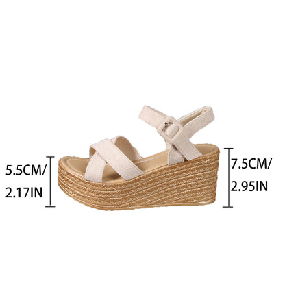 New Platform Platform Suede Women's Platform Wedge Platform Sandals