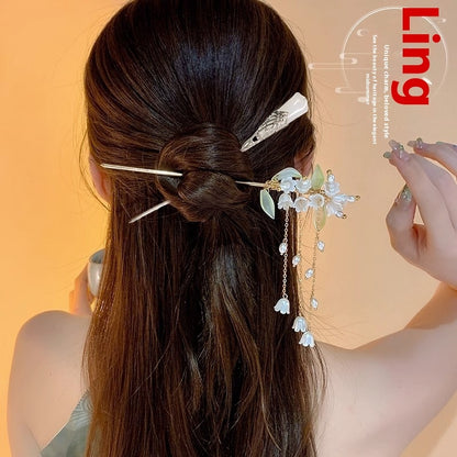 New Chinese Style Updo Hair Clasp High Sense Ebony Hairpin