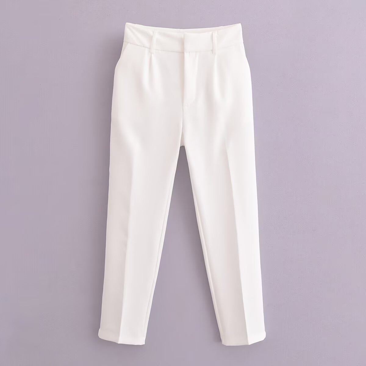 High Waist Slimming Skinny Pants Versatile Casual Suit Pants