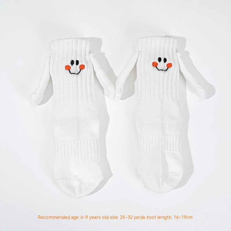 The Magnetic Bond: Magnetic Hand-Holding Tube Socks