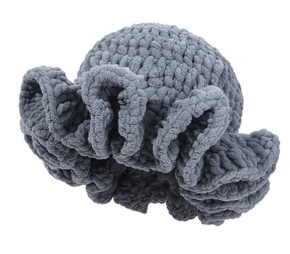 Knitted Pleated Ruffled Fashion Woolen Hat