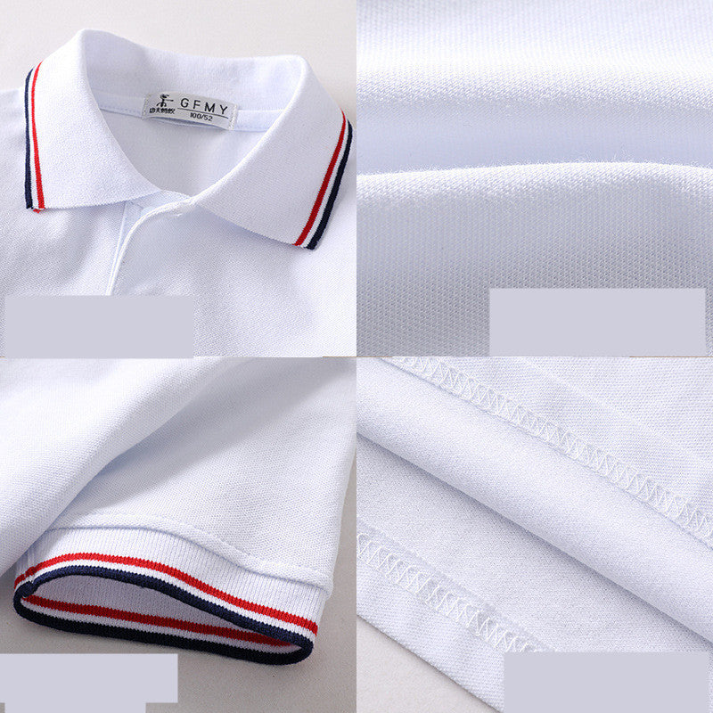 Presential CUHK Pristine White Lapel Polo