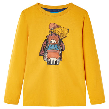 The Ochre Essence: Earth-Toned Long Sleeve Cotton Shirt