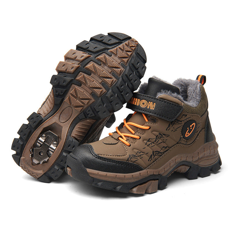 The Alpine Voyager: Dual-Cotton Performance Hiking Boots