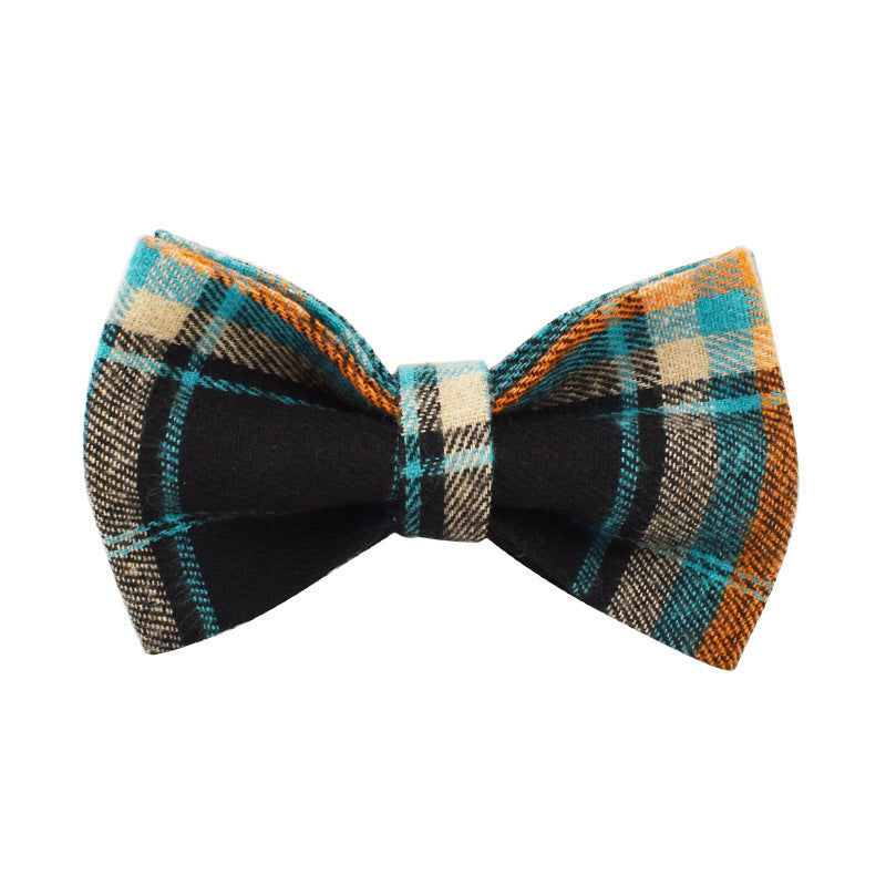 New Green Retro Pet Collar Traction Rope Strap Cute Bow Suit