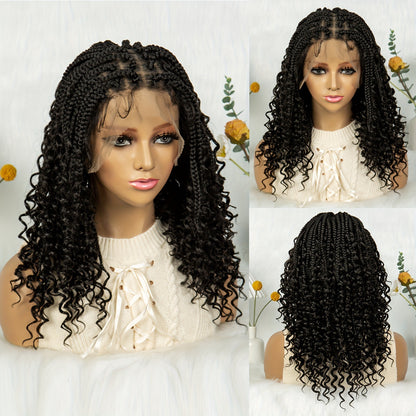 Three-strand Braid Fly Full Lace Synthetic Wigs
