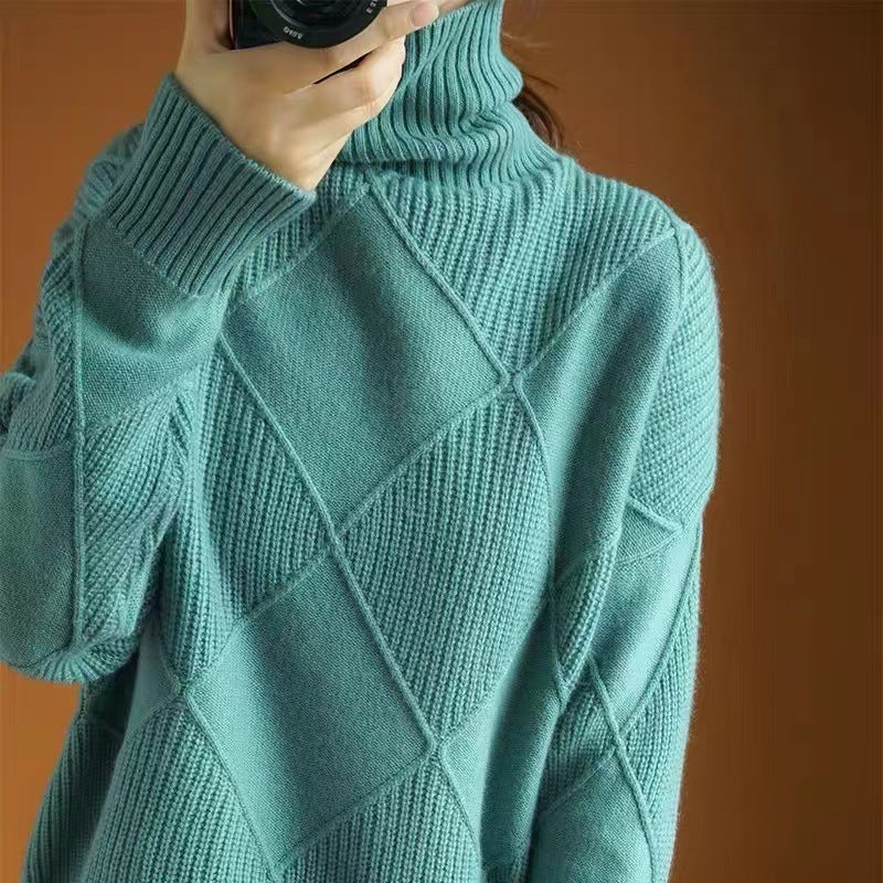 Knitwear Autumn And Winter Long-sleeved Outer Wear Bottoming Shirt