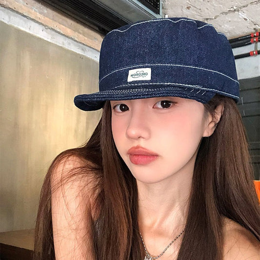 Japanese Style Simple Fashionable Hat Soft Top Versatile Short Brim Baseball Cap