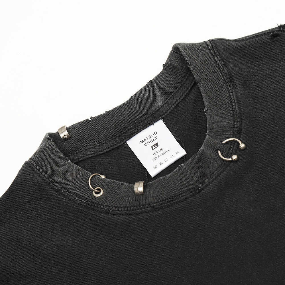 Fashion Short Sleeve Loose T-shirt Men