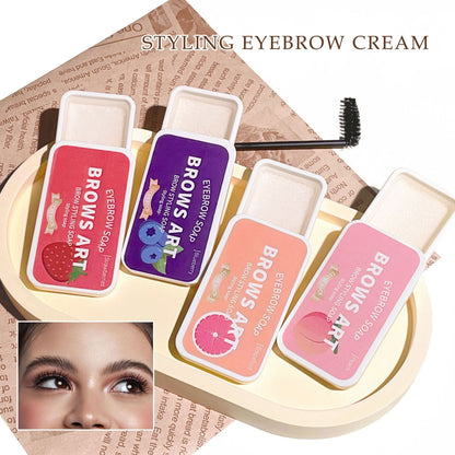 Iron Box Portable Three-dimensional Light Eyebrow Hair Styling Cream