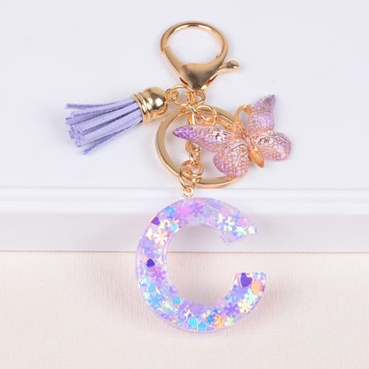 Snowflake Love Sequins Crystal Glue Pendant