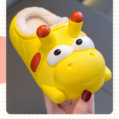 Children's Cotton Slippers Are Waterproof And Warm