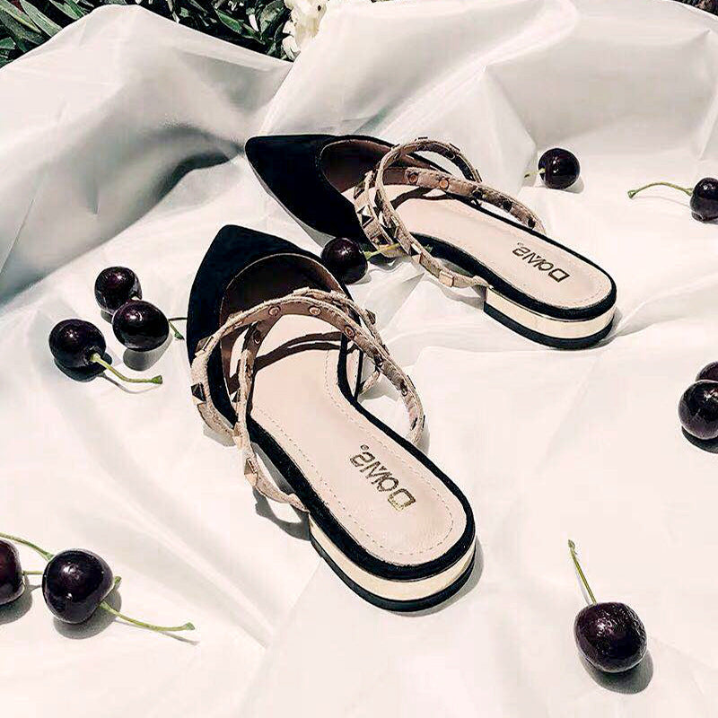 Women's Knee High Heel Zipper Front Boots And Suede Leather