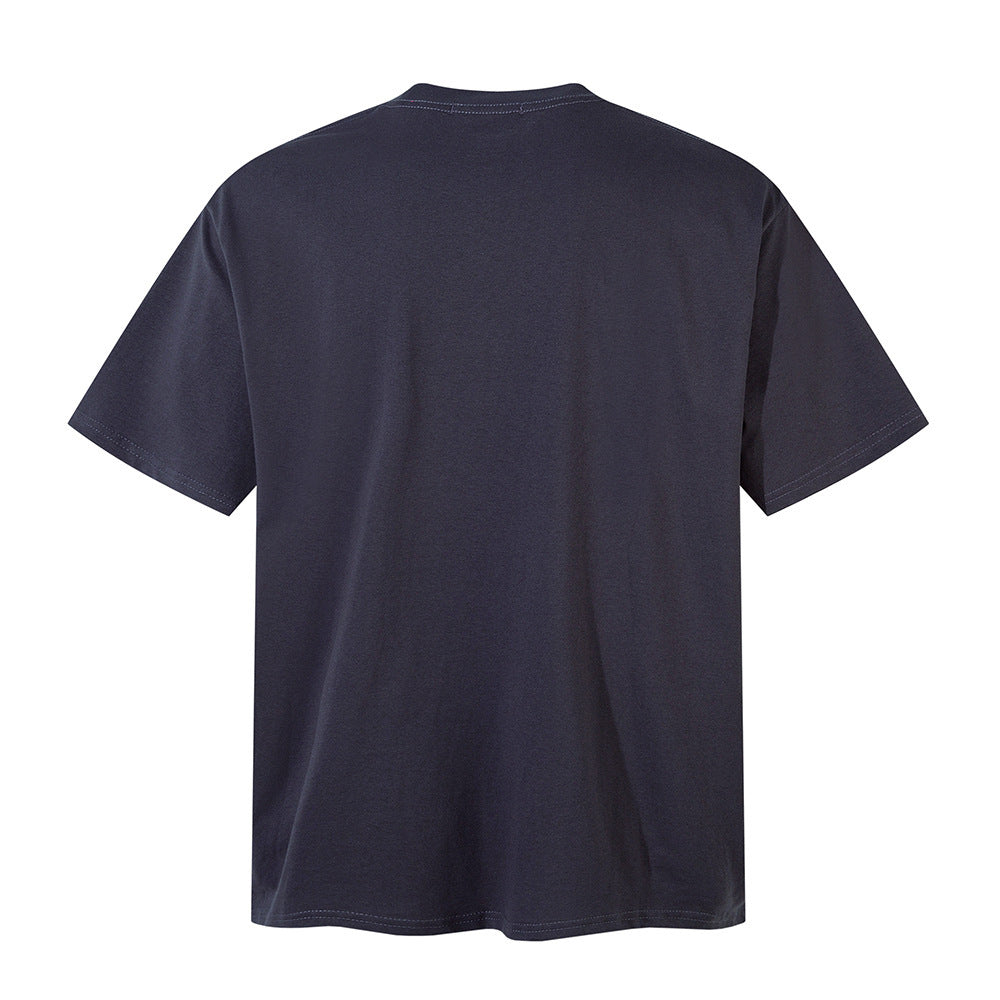 Pure Cotton Loose Short Sleeve T-shirt Men