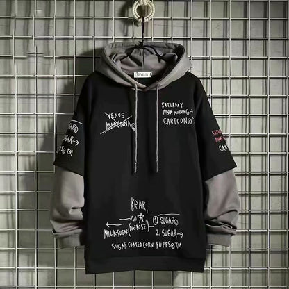 Avant-Garde Layered Fleece Trend Sweater