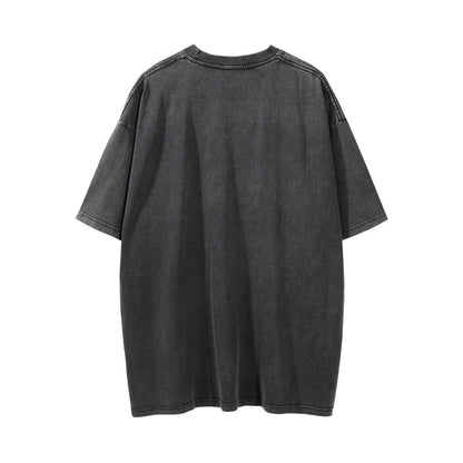 Distressed Round Neck T-shirt For Men