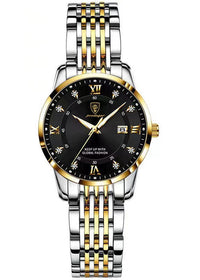 Gold Black Steel Belt