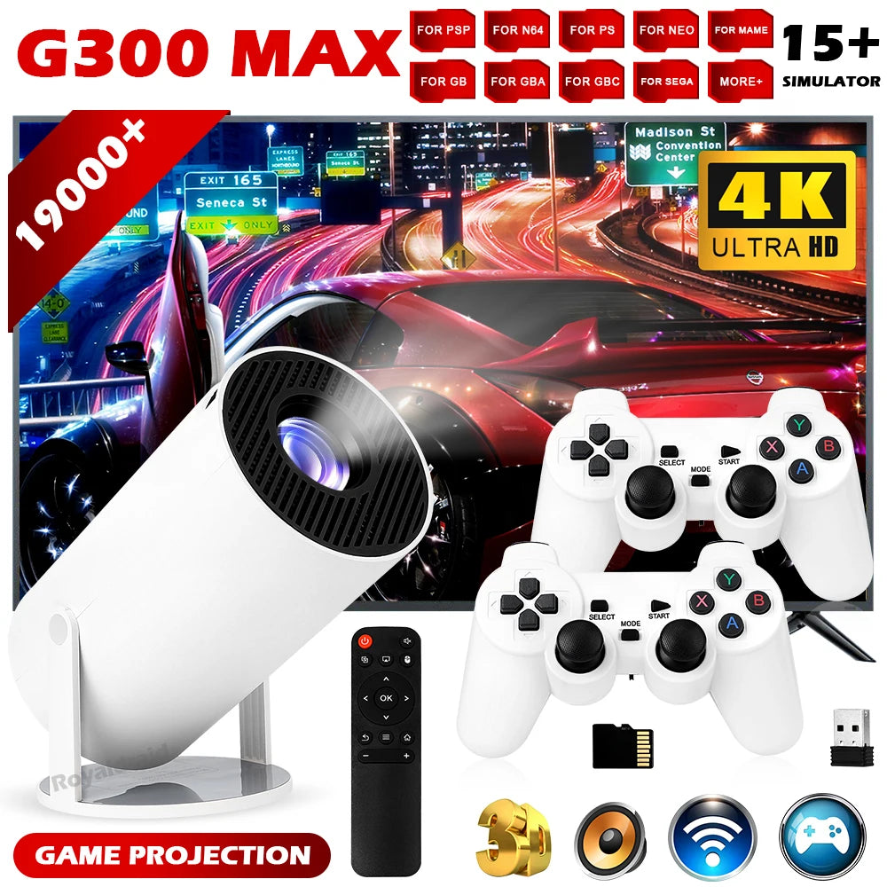 G300 MAX Wireless Controller 4K Ultra HD Plug And Play Android 11 Bluetooth 50 Home Theater