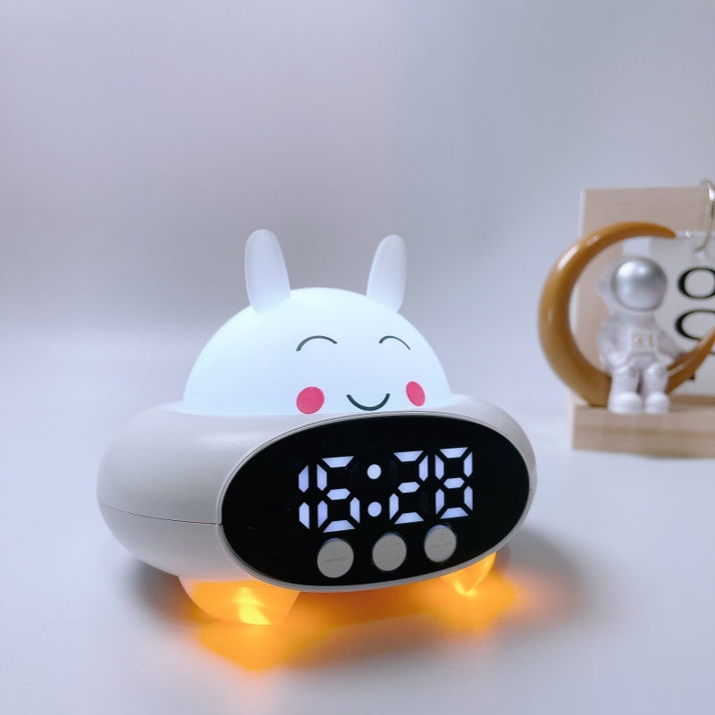 Fashion Design Color Night Light Bluetooth Alarm Clock Wake Up Light