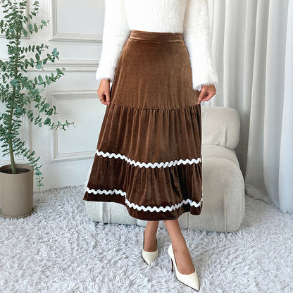 Mid-length Lace Skirt Women's Clothing