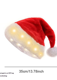 Plush Flashing Hat Warm Light