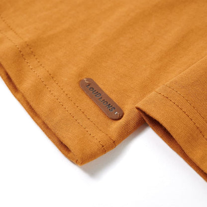 The Dark Ochre: Dark Ochre Long Sleeve Cotton Shirt