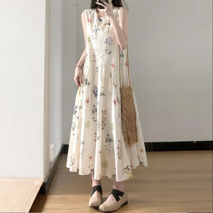 Summer Girls' Loose Slimming Vacation Dress