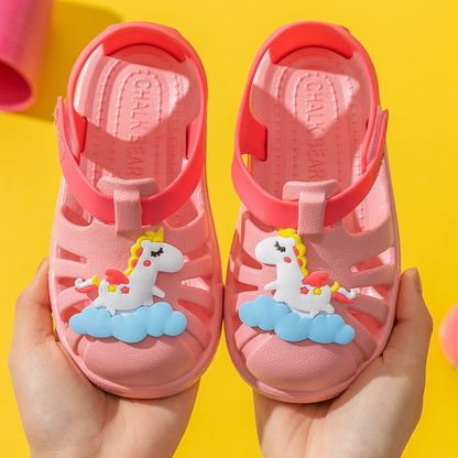 Jelly Tide: Female Baby Flexible Plastic Jelly Sandals