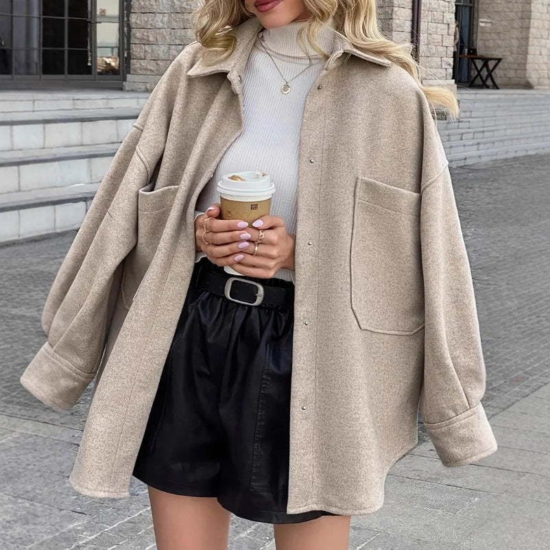 European And American Style Women's Street Fashion Casual Coat