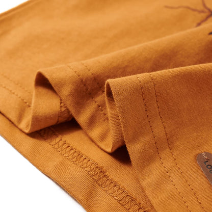 The Dark Ochre: Dark Ochre Long Sleeve Cotton Shirt