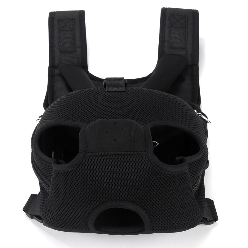 Pet Backpack Foldable Convenient Backpack Beautiful And Practical Canvas Mesh Bag