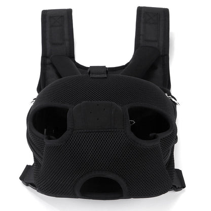 Pet Backpack Foldable Convenient Backpack Beautiful And Practical Canvas Mesh Bag