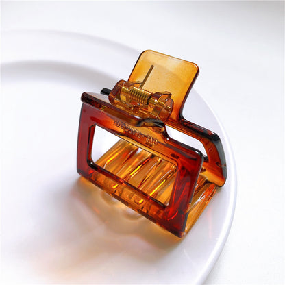 Hollow Square Ponytail And Updo Small Hairclip