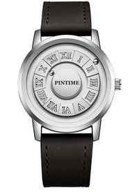 Silver Case Black Belt