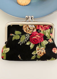 Medium Double Rose Black 1pc