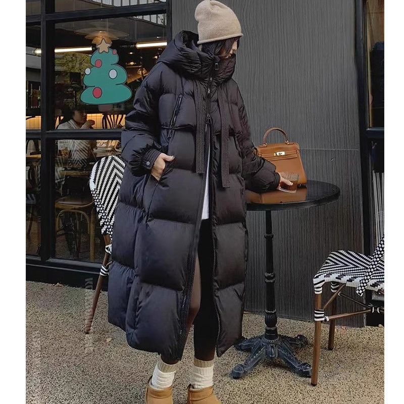 Women's Long Overknee Thickened Down Cotton-padded Coat
