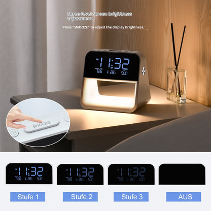 Nightstand Guardian: Bedside Illumination & Wireless Power Hub