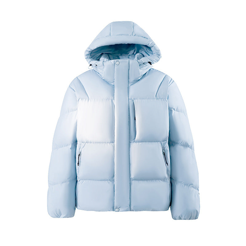 Dopamine Outdoor Three-proof Multi-pocket Hooded Couple Cotton Clothes Coat