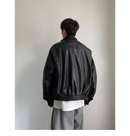 American Vintage Motorcycle Leather Jacket Iconic Retro Boldness