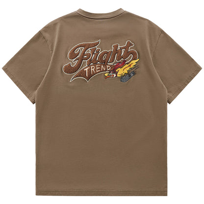 American Heavyweight Cotton Short Sleeve T-shirt For Men