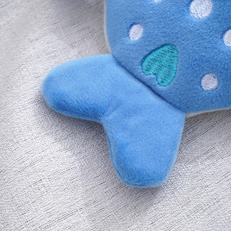Shark Pendant: Plush Shark Coin Purse with Cartoon Pendant