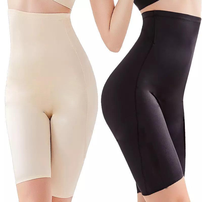 Belly-contracting Safety Pants For Women Plus Size High Waist Seamless No Roll Border Light