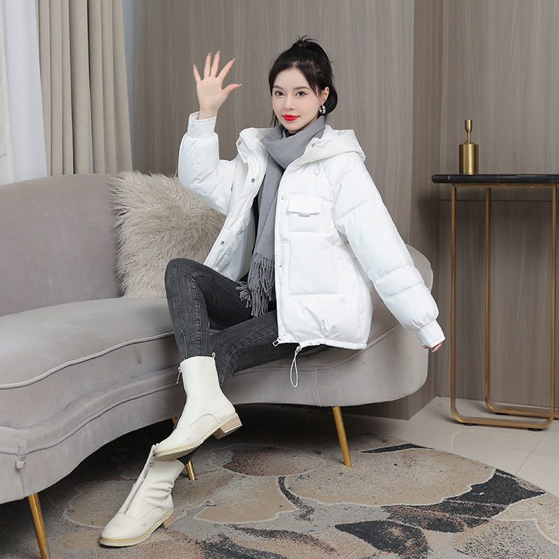 Candy Color Cotton Clothing Women's Short Baggy Coat