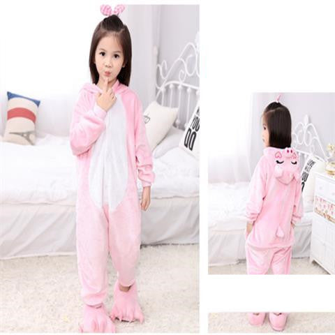The Coral Cocoon: Cartoon Animal One-Piece Pajamas