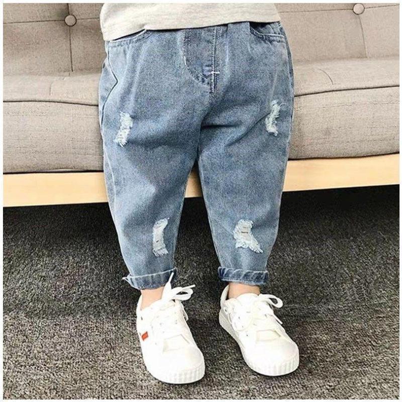 Fashion Personality Boys Western Style Daddy Pants Rugged Youthful Charm